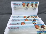 1997香港貝殼首日封（共五封，不散賣）