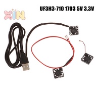 [lighthivenn] UF3H3-710 1703 5V 3.3V Ultra-thin Cooling Fan USB Large Air Flow Fan 17*17*3mm