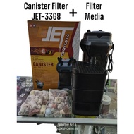 EJET 3368 CANISTER FILTER + FILTER MEDIA (Buble Wrap Kaw Kaw)