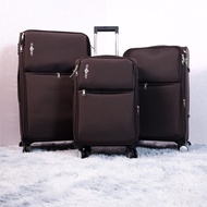 Traveler กระเป๋าเดินทาง รุ่น T26  ขนาด 20 24 และ 28นิ้ว TSA LOCK กระเป๋าเดินทางแบบผ้า Oxford nylon 4ล้อคู่ ซิปสองชั้นกันขโมย ซิปขยายข้างได้ รับประกัน 2 ปี!