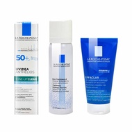 【La Roche-Posay 理膚寶水】全護極致抗油光防曬亮白乳UVA PRO 30ml 年度組(內含溫泉舒緩噴液50ml、青春潔膚凝膠50ml)