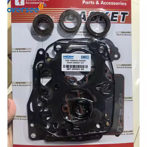 68T-W0001-00 Power Head Gasket Kit for YAMAHA F6A, F8C, F8F, F9.9J, F9.9F Outboard Engine 6AU-W0001-