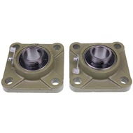 2X 1" Four Bolt Flange Bearing Set Screws F4B-SC-100 UCF205-16 SF-1 FY-1-TM and Other Models AYLV