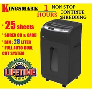 KINGSMARK HEAVY DUTY PAPER SHREDDER KINGS IV (CONTINUE 1 HOUR SHRED)