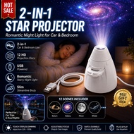 Car Bedroom 2 in 1 Projector / Streamline Slim Body / Multi Scene Application / USB Powered Convenie