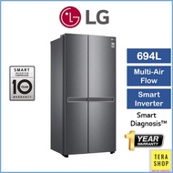 LG GC-B257JQYL Side by Side Fridge 694L Smart Inverter Refrigerator Peti Sejuk