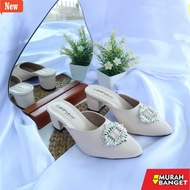 Shopee haul heels HMF Joyly Women's Mules heels RD13