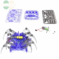 PUSHAMY Robotic Spider Toy, Educational Movable Legs Electric Robot Spider, DIY No Soldering Require