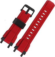 For Casio For G-SHOCK For MTG-B1000 For G1000 For MTGB1000 Silicone Watchband Concave Port Men's Sports Rubber Watch Strap (Color : Red black)