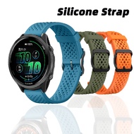 For Garmin Forerunner 570 42/47mm Strap Breathable Strap Silicone Soft Replacement Strap
