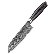 XINZUO B20 67 Layers Damascus Steel Santoku Knife 7''