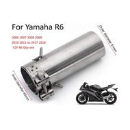 YAMAHA YZF R6 middle link pipe stainless steel Exhaust YZF R6 51mm 60mm Motorcycle Exhaust Middle