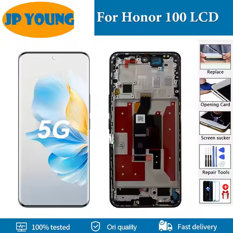 6.7'' Amoled Display For Huawei Honor 100 LCD Display Touch Screen for Honor100 MAA-AN00 Display Dig