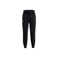 Under Armour Solid Color Lace Up Elastic Cuff Thickened And Fleece Lined Knitted Sweatpants Womens B