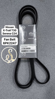 ( 100% Original ) Nissan Fan Belt 11720-6N200 for Nissan X-Trail T30 SERENA C24 - 6PK2247 ( 6PK2245