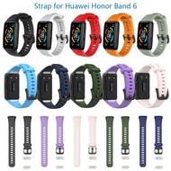 Silicone Strap for Huawei Band 6 / Honor Band 6 Watch Band Strap Bracelet Replacement Band Wristband Accessory