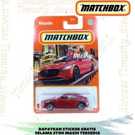 MERAH Matchbox 2019 MAZDA 3 Red COLLECTOR EDITION TIMOTHY DIECAST