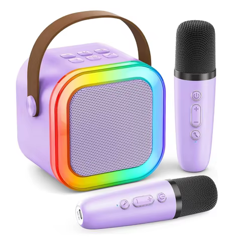 Mini Karaoke Machine, Best Birthday Gifts for Girls Boys 3,4,5,6,7,8,9,10,11,12,13+Year Old Toddler 