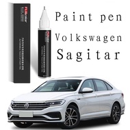 Paint pen for car scratch suitable for Volkswagen Sagitar paint repair pen Polar white manganese black new Sagitar modified car