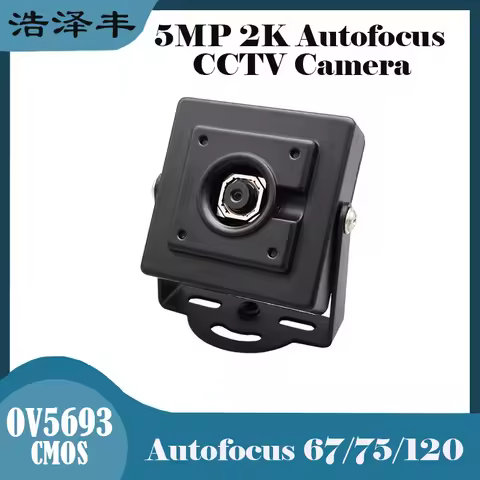 5MP 2K Autofocus CCTV Camera CMOS OV5693 Fov 88 Degree USB UVC Plug Play PC Mini Webcam for Creality