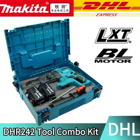 Original Makita DHR242 18V Brushless Cordless Rotary Hammer Drill 24mm Concrete 4700 IPM 3-Mode Heav