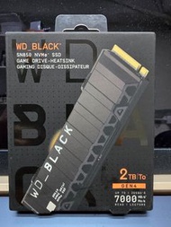 全新未開盒 2TB WD Black SN850 m.2 NVMe SSD 帶散熱 (Amazon 水貨)