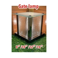 Outdoor gate lamp modern pillar light lamp pagar lampu tiang