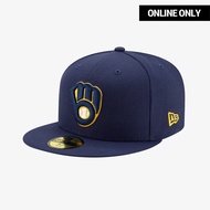 NEW ERA ACPERF MILBRE HM 2020 | MLB Milwaukee Brewers Fitted Cap (Home Light Navy)