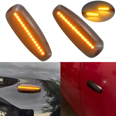 2 pieces Dynamic Blinker For Hyundai i30 CW Hatchback Estate (FD) Euro Carens 2007-2011 LED Turn Sig