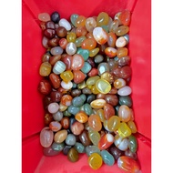 Multi-Colored Agate Pebbles for Aquarium Decoration and Decoration