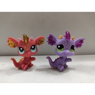 2pcs/lot LPS Action Figure  pet shop DRAGON Littlest Pet Shop kid toy  #2484#2660