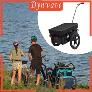 [Dynwave] Bike Cargo Trailer Multipurpose Towable Bike Trailer Bike Wagon Trailer for Long