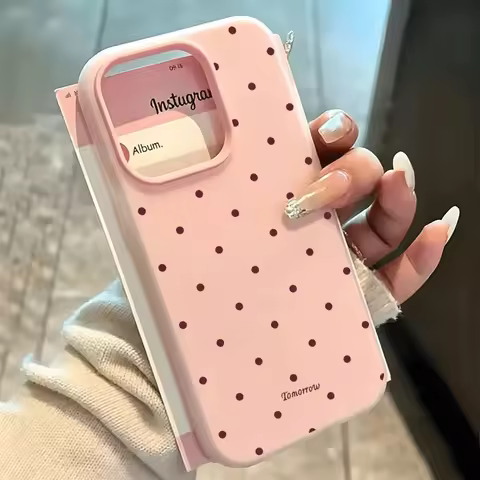 Classic Red Black Polka Dot Case For OPPO Realme 16 Pro 15T 14 C75 C63 Note 70 60 50 C61 C53 C55 12 
