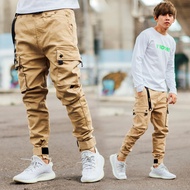 Taiwan Shipping Men's Clothing [NB0911J] Made In Korea BK Trendy Full Elastic High-Pound Overalls Wo