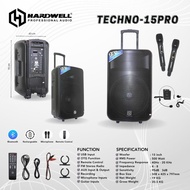 Speaker Portable 15 inch HARDWELL Techno 15PRO