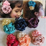 FLOWERS 2 COLORS HAIR CLIPS (A-285)