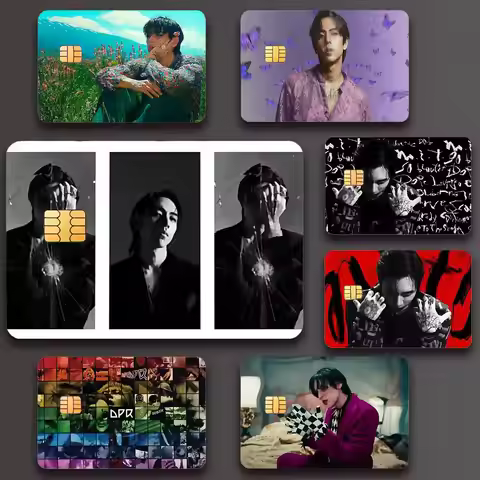 Singer D-DPR Ian Moodswings Poster Credit Skin Cover Card Stickers 4PCS Film Bus Pass Front Decorati