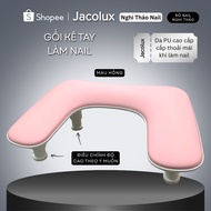 U-shaped nail armrest pillow covered with premium leather, Nghi Thao U2 nail tools