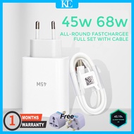 Charger 45W 68W Eu Plug Full Set Charger with Cable for Infinix Phone Only (Super Charge) Free UK Tr