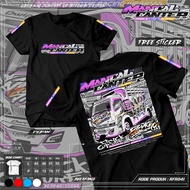 S-5XL Readystock Kaos Truck Mancal Canter RFR041 Free Sticker Lengan Pendek Katun  T Shirt Men & Wom