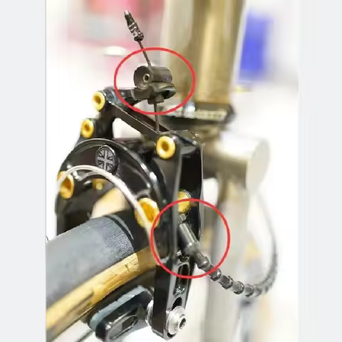 UnionJack brake Fine adjustment screw route for brompton for EE brake fine-tune