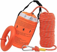 Water Rescue Throw Bag with 50/70/98 Ft of Rope in 8MM Tensile Strength Rated to 1102lbs, Safety Equ