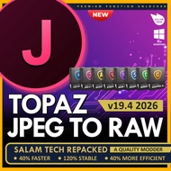 Topaz JPEG to RAW AI 2.2.1⚡ LIFETIME PREMIUM ⚡ LIFETIME ACTIVATED ⚡ GOOD SUPPORT