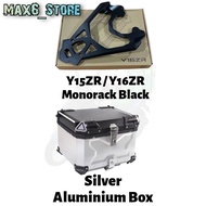 Yamaha Y15ZR Y16ZR Monorack + Aluminum Box Full Set Aluminum Top Box Premium X CNC Alloy Kotak Motor