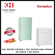 EUROPACE ER 5961A 96L RETRO FRIDGE / ER 5501A 50L RETRO BAR FRIDGE - 1 YEARS WARRANTY