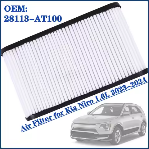 1PCS Engine Air Filter Element for Kia Niro 2021- Hybrid 1.6L 2023-2024 Replace OEM 28113-AT100 2811