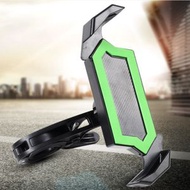 肥仔開倉 - 對角單車夾 360度自由調整電話架 機車 電單車 腳踏車 單車 電話支架 電單車手機夾 單車支架 車用支架 自行車手機支架（黑色/4-6.8寸手機通用） 單車配件