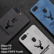 Oppo F9 F7 F5 Youth OppoF9 Cloth Texture Phone Case Casing Cover