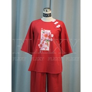 French Costumes, Red Pagoda Blue Clothes - Cold cotton Material - FLEXY Design