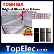 Crisper Shelf Toshiba Fridge GR-RT559WE GR-RT624WE Rak Kaca Laci Sayur rack peti sejuk gr-rt559 gr-rt624 grrt624 topelec